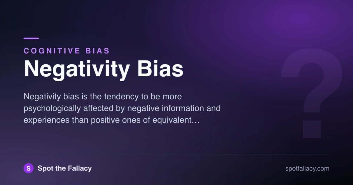 Negativity Bias: Why Bad News Outweighs Good & How to Rebalance Your Mind