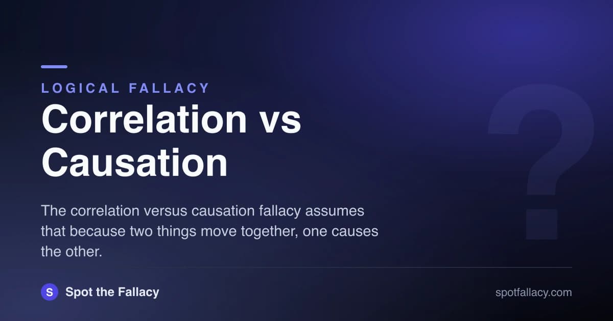Correlation vs Causation: Why Patterns Don't Prove Cause & Effect